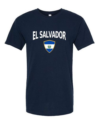 El Salvador Arched Crest Soccer Tee — NYC Factory