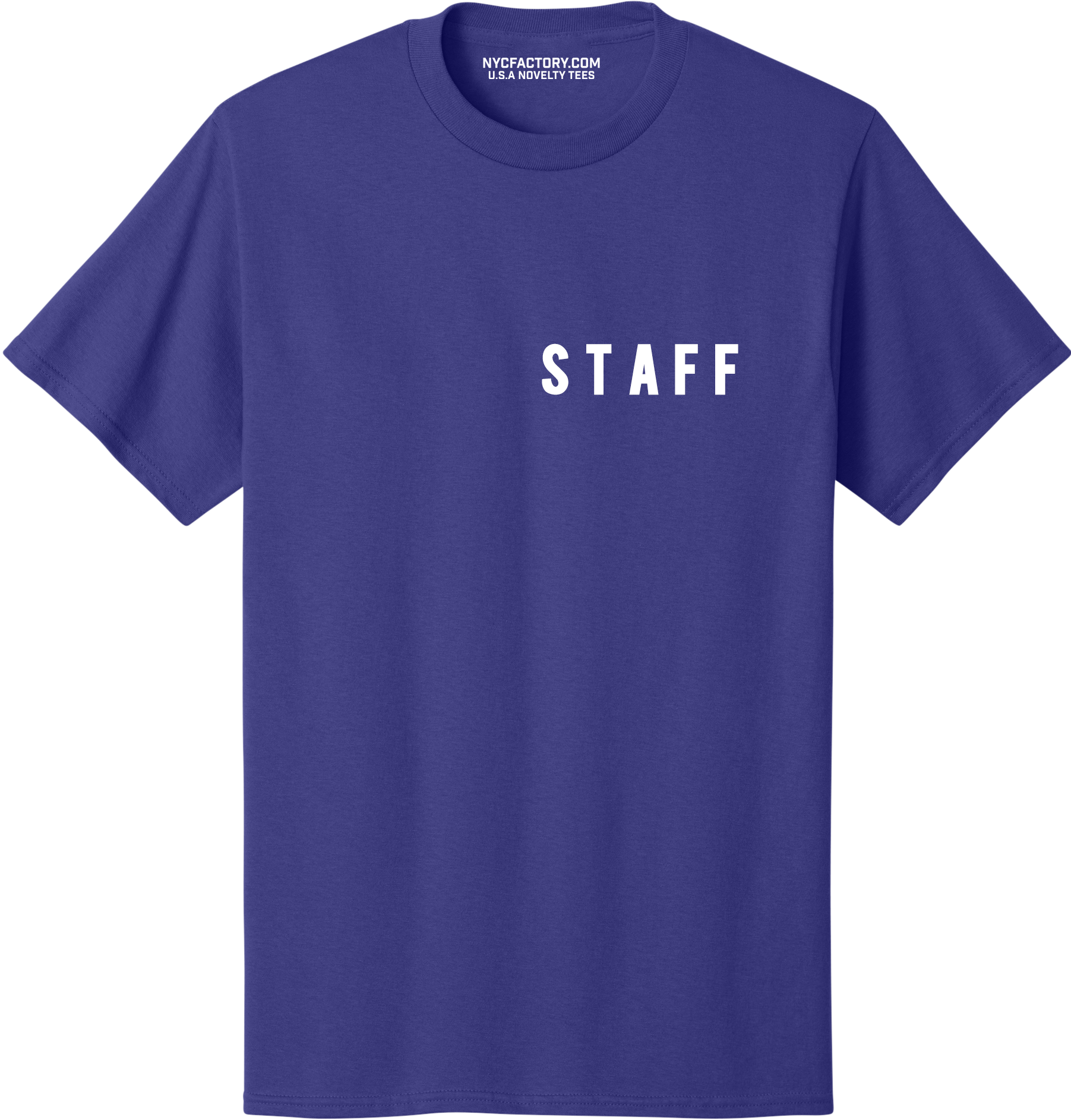 Professional Men’s Staff Tee | Double-Sided High-Visibility Print