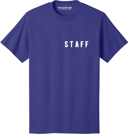 Professional Men’s Staff Tee | Double-Sided High-Visibility Print