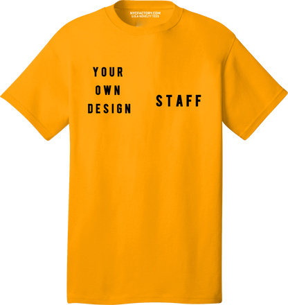 Professional Men’s Staff Tee | Double-Sided High-Visibility Print