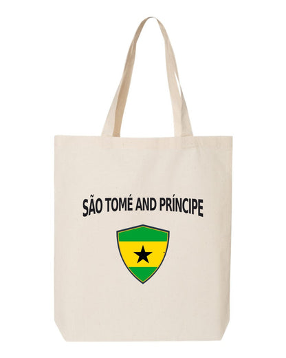 São Tomé And Príncipe Soccer Tote Bag — Arched National Crest | NYC Factory