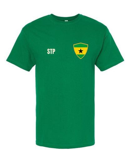 São Tomé And Príncipe Soccer Tee — Retro National Crest | NYC Factory