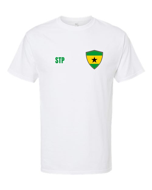 São Tomé And Príncipe Soccer Tee — Retro National Crest | NYC Factory