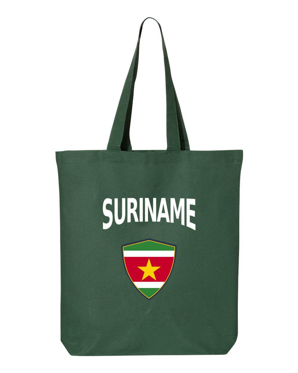 Suriname Soccer Tote Bag — Arched National Crest | NYC Factory
