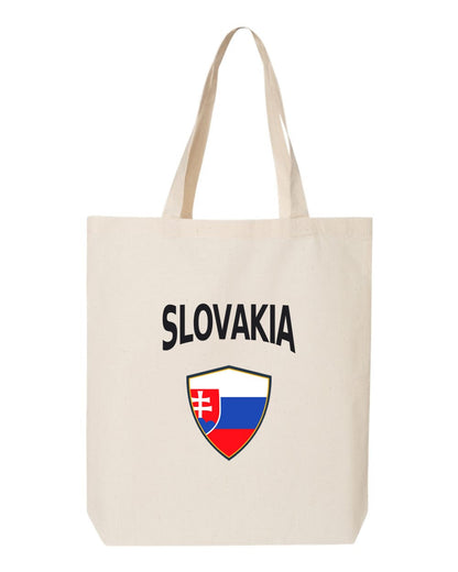 Slovakia Soccer Tote Bag — Arched National Crest | NYC Factory