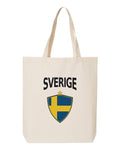 Sweden Soccer Tote Bag 2026 — Arched National Crest | NYC Factory