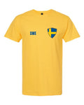 Sweden Soccer Tee 2026 — Retro National Crest | NYC Factory