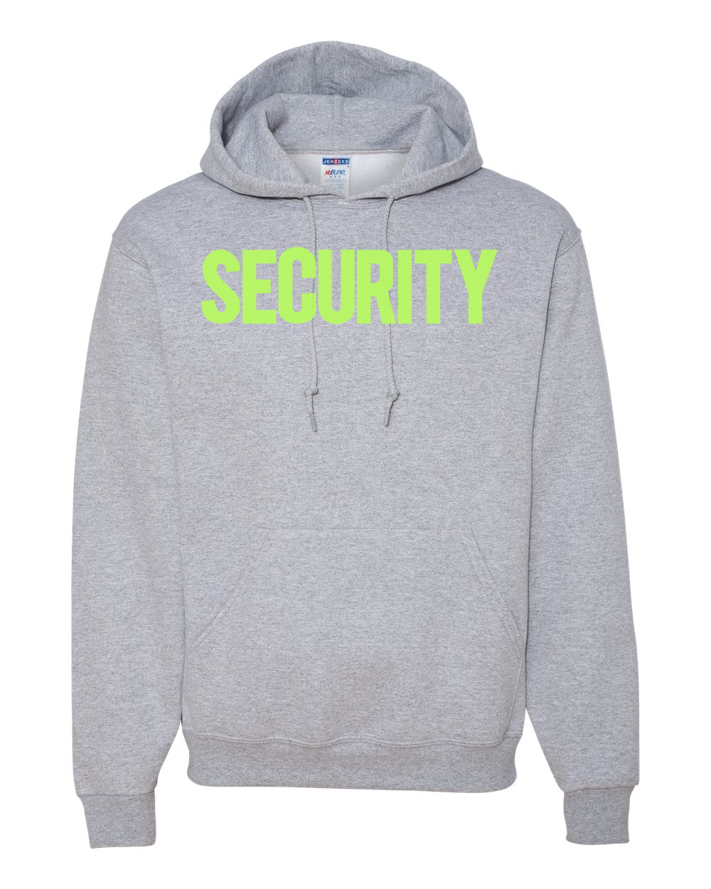 Security Neon Custom Hoodie Heather Gray