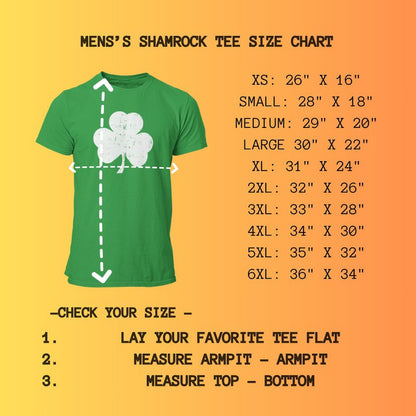 Shamrock T-Shirt Unisex St Patricks Day Tee Mens Ireland Tee Shirt