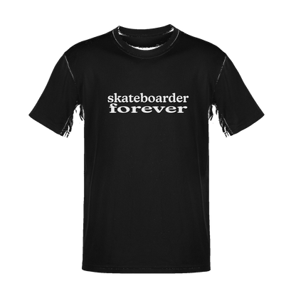 Unisex Skateboarder Forever Soft Cotton Tee