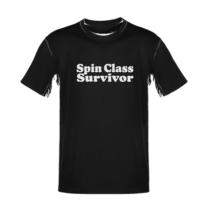 Unisex Spin Class Survivor Soft Cotton Tee