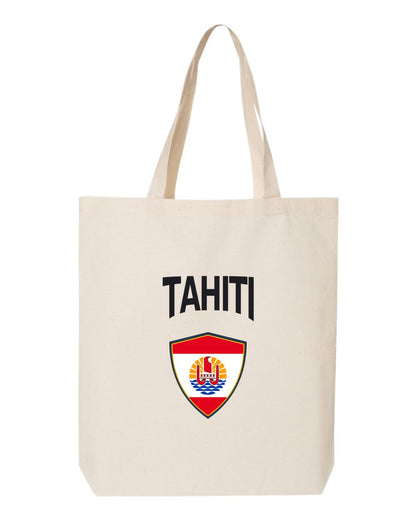 Tahiti Soccer Tote Bag — Arched National Crest | NYC Factory