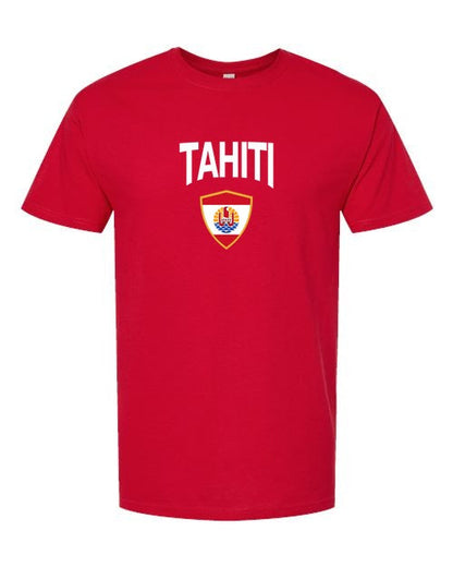 Tahiti Arched Crest Soccer Tee — NYC Factory