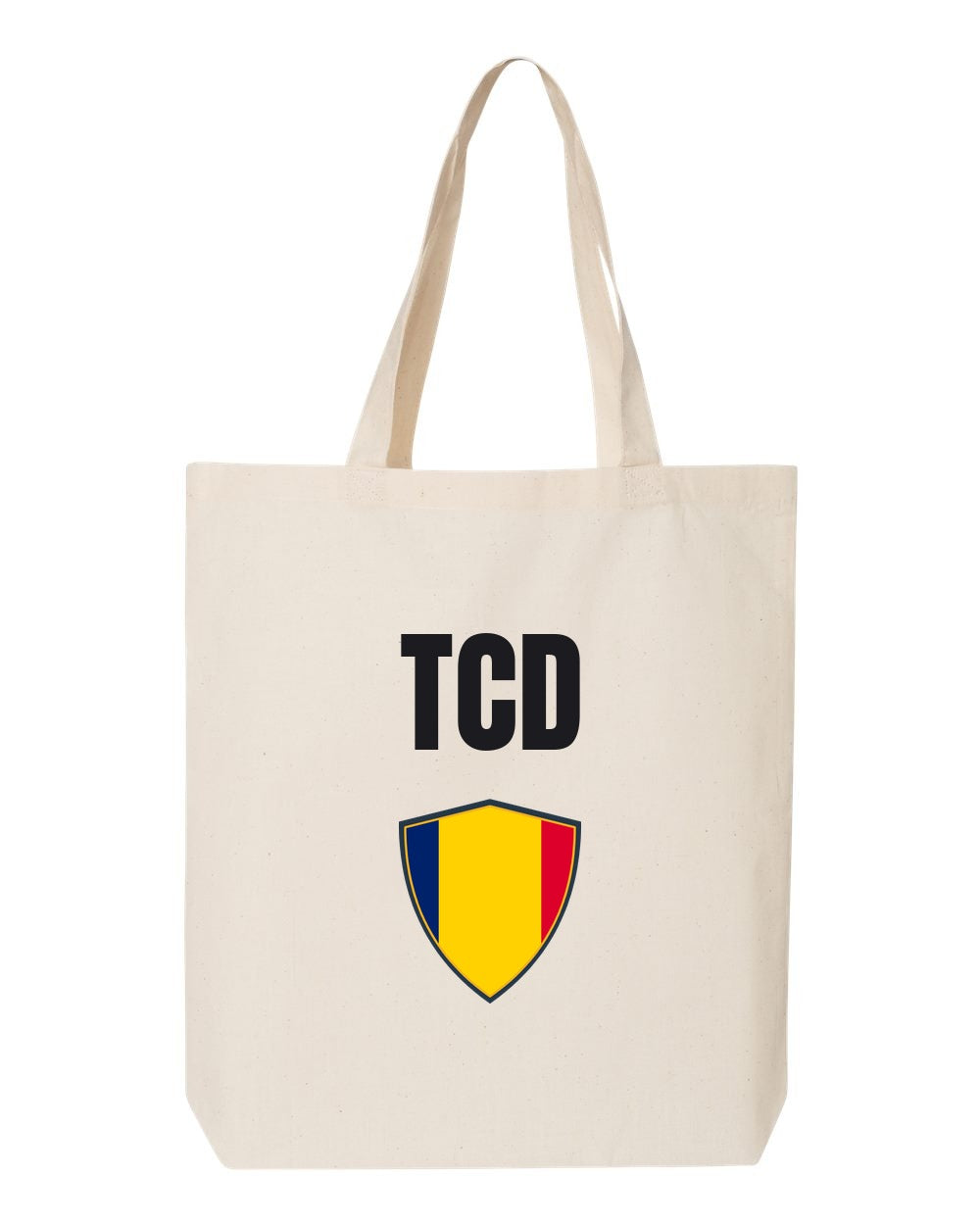 Chad Soccer Tote Bag — National Crest Badge | NYC Factory