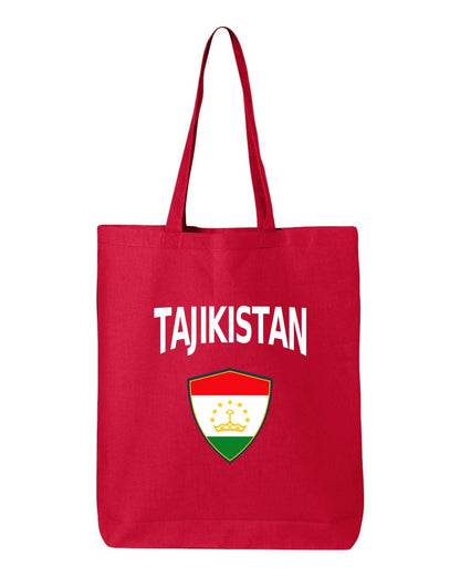 Tajikistan Soccer Tote Bag — Arched National Crest | NYC Factory