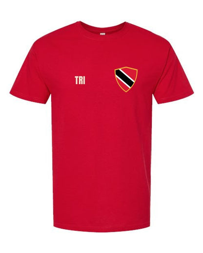 Trinidad And Tobago Soccer Tee — Retro National Crest | NYC Factory