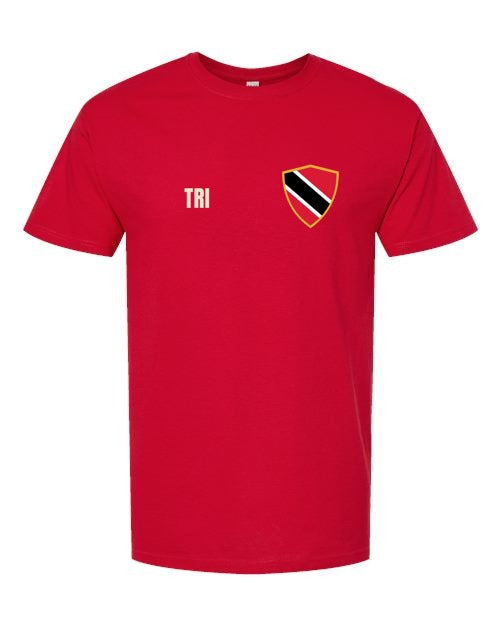 Trinidad And Tobago Soccer Tee — Retro National Crest | NYC Factory