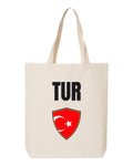 Turkey Soccer Tote Bag 2026 — National Crest Badge | NYC Factory