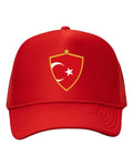 Turkey Soccer Trucker Cap 2026 — Retro National Crest | NYC Factory