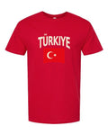 Turkey Soccer Tee 2026 — Classic Name & Flag | NYC Factory