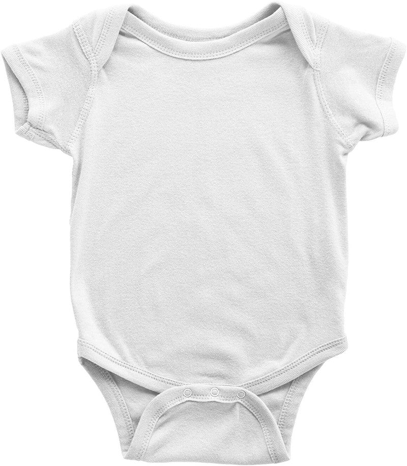 Tulo & Garn Plain Baby Bodysuit Soft 100% Cotton Snapsuit