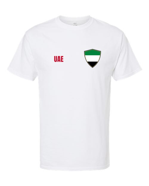 United Arab Emirates Soccer Tee — Retro National Crest | NYC Factory
