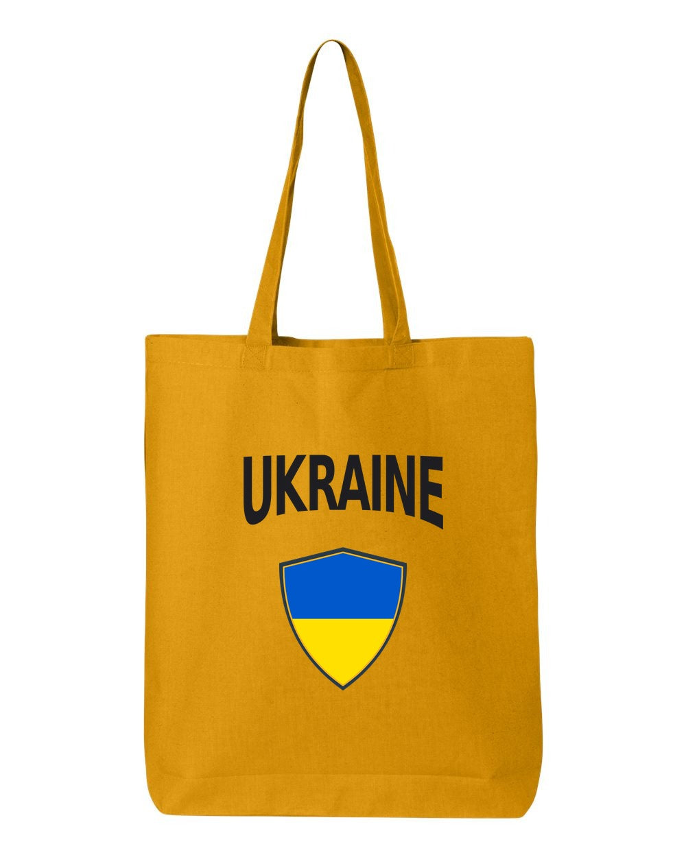 Ukraine Soccer Tote Bag — Arched National Crest | NYC Factory