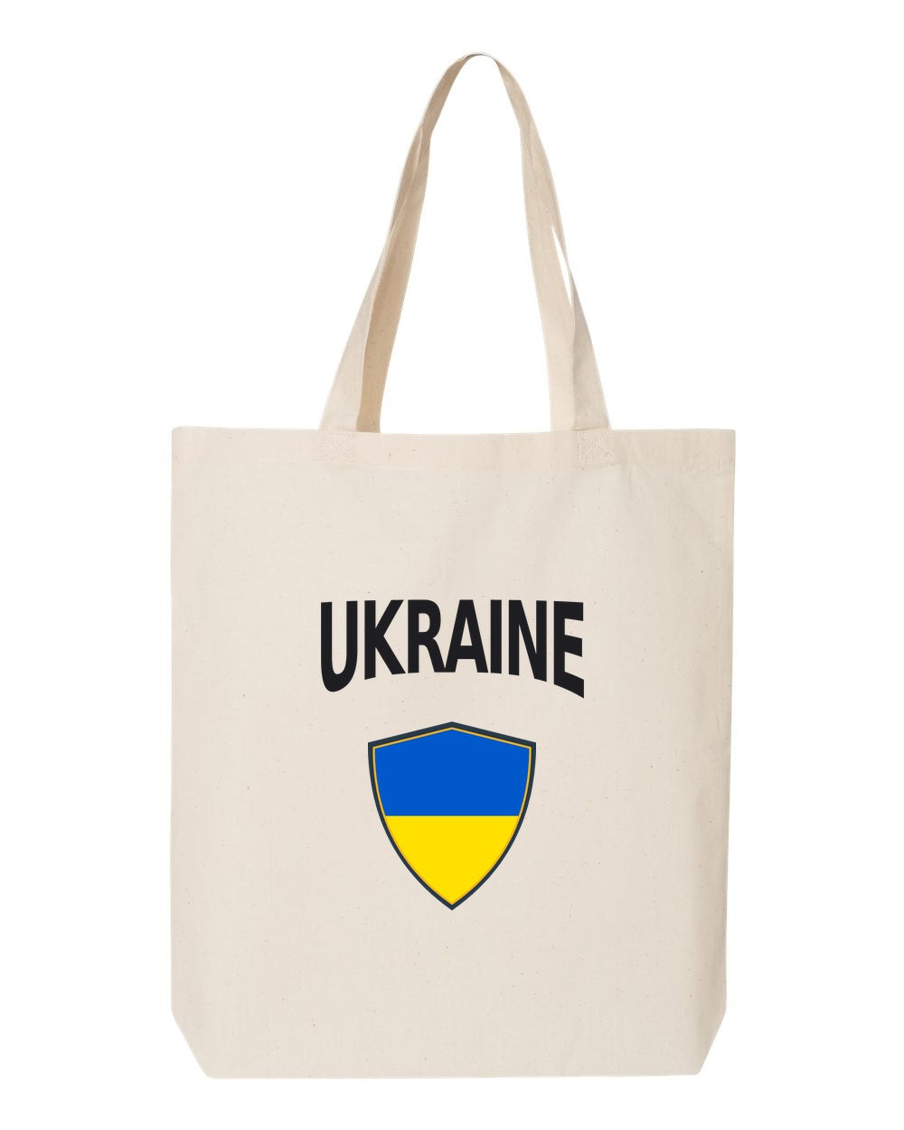 Ukraine Soccer Tote Bag — Arched National Crest | NYC Factory