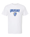 Uruguay 2026 Soccer Arched Crest Plain Tee -- NYC Factory