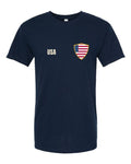 United States Soccer Tee 2026 — Retro National Crest | NYC Factory