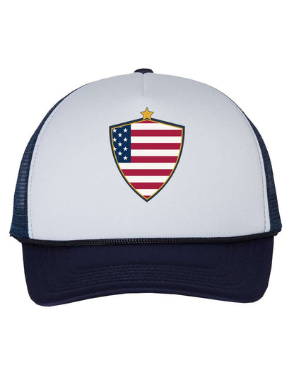 White / Navy