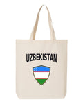 Uzbekistan Soccer Tote Bag 2026 — Arched National Crest | NYC Factory