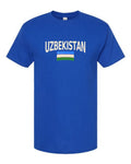Uzbekistan Soccer Tee 2026 — Classic Name & Flag | NYC Factory