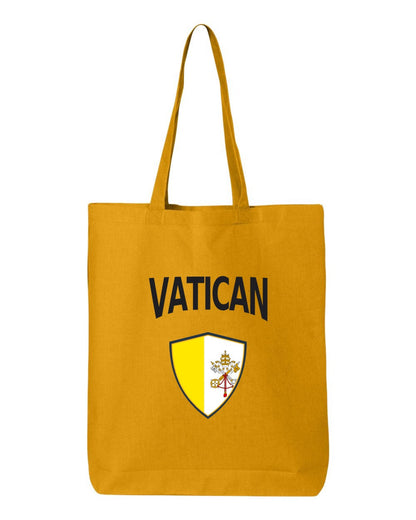 Vatican Soccer Tote Bag — Arched National Crest | NYC Factory