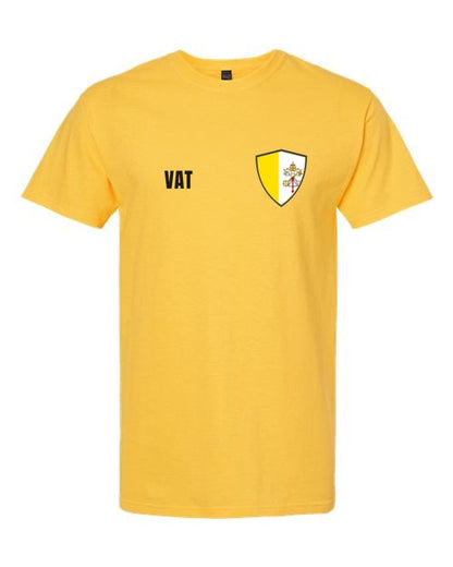 Vatican Soccer Tee — Retro National Crest | NYC Factory