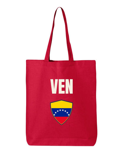Venezuela Soccer Tote Bag — National Crest Badge | NYC Factory
