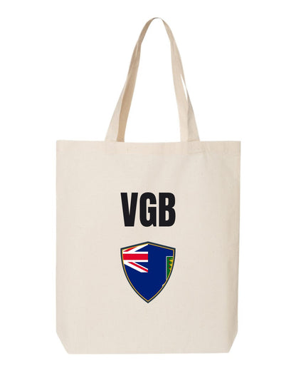 British Virgin Islands Soccer Tote Bag — National Crest Badge | NYC Factory