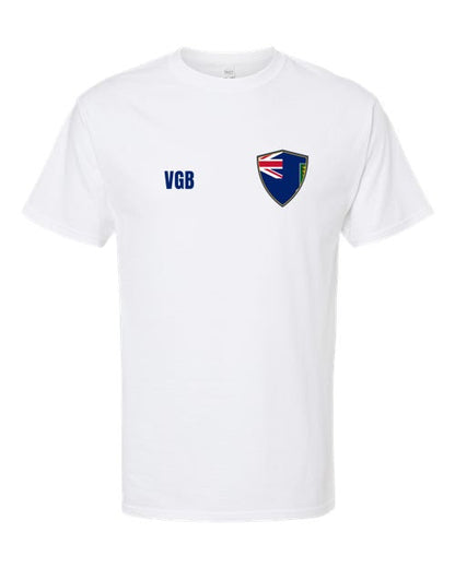British Virgin Islands Soccer Tee — Retro National Crest | NYC Factory