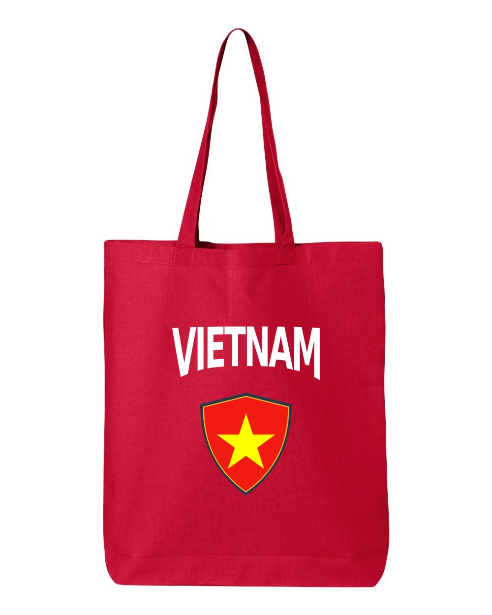 Vietnam Soccer Tote Bag — Arched National Crest | NYC Factory
