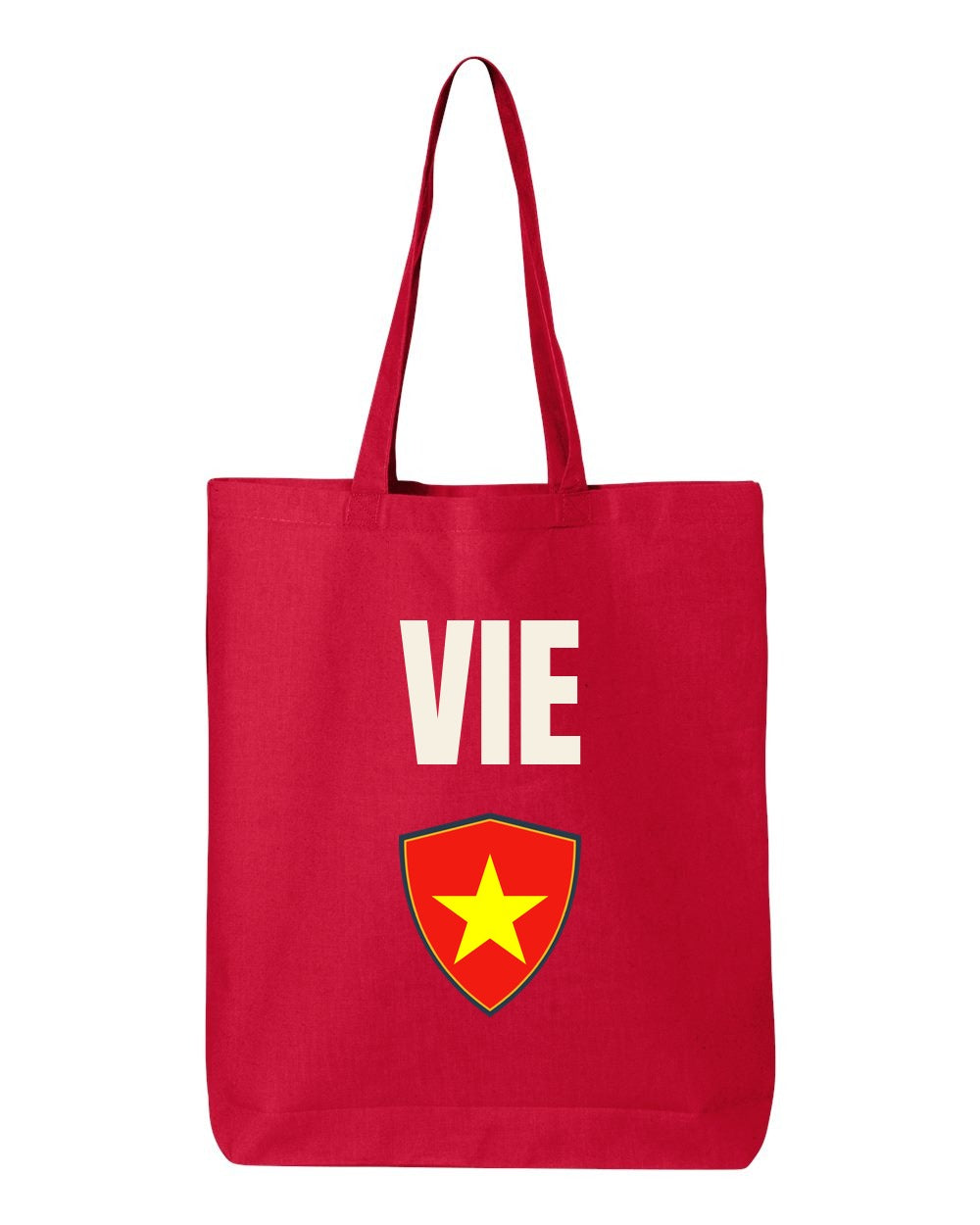 Vietnam Soccer Tote Bag — National Crest Badge | NYC Factory