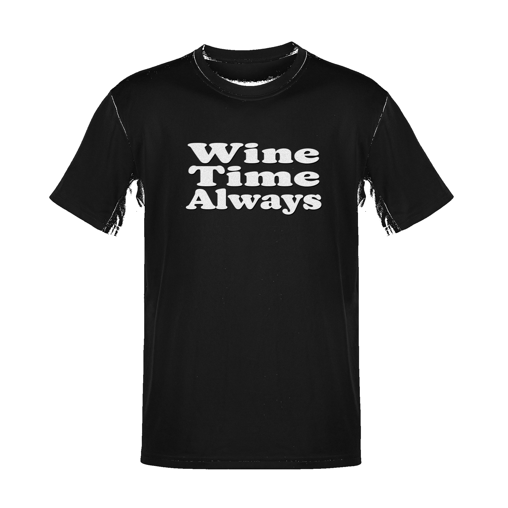 Unisex Wine Time Always Soft Cotton Tee