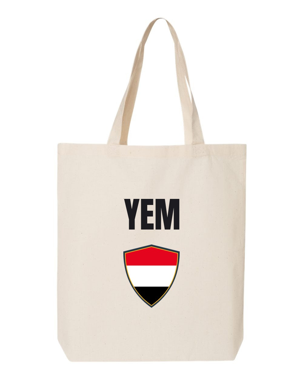Yemen Soccer Tote Bag — National Crest Badge | NYC Factory