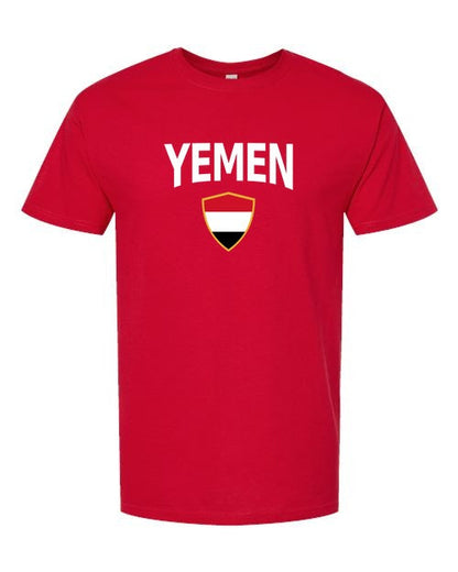 Yemen Arched Crest Soccer Tee — NYC Factory