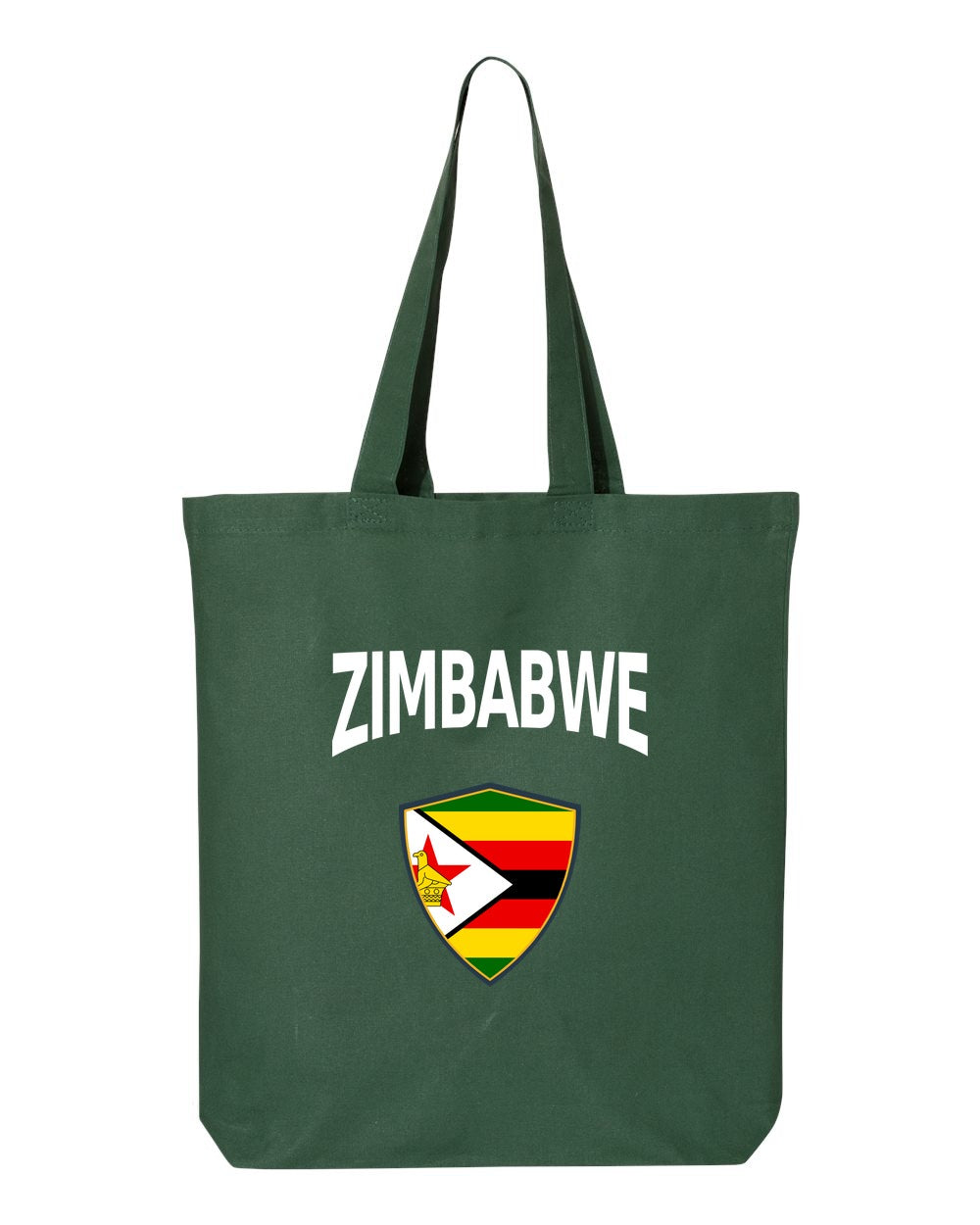 Zimbabwe Soccer Tote Bag — Arched National Crest | NYC Factory