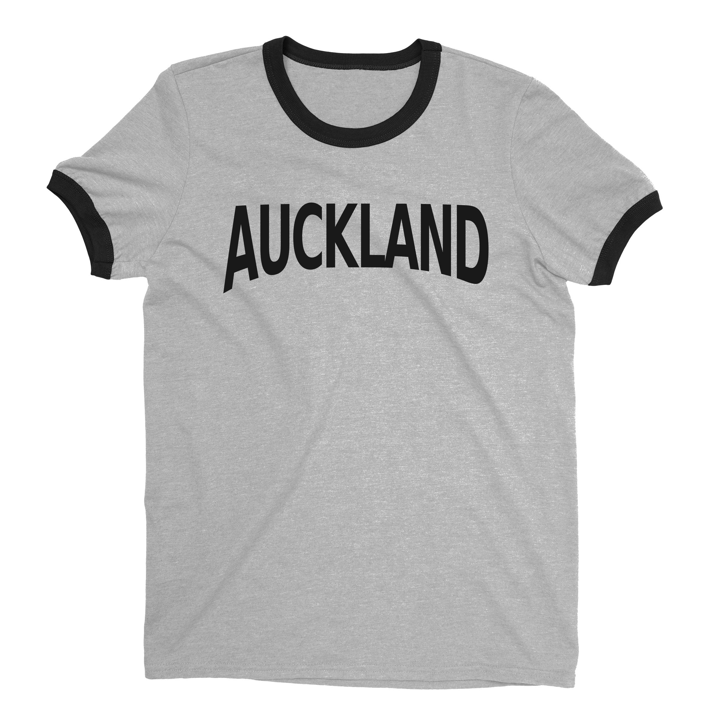 Auckland Ringer Tee — Heather Gray