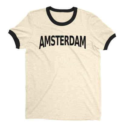Amsterdam Ringer Tee — Natural