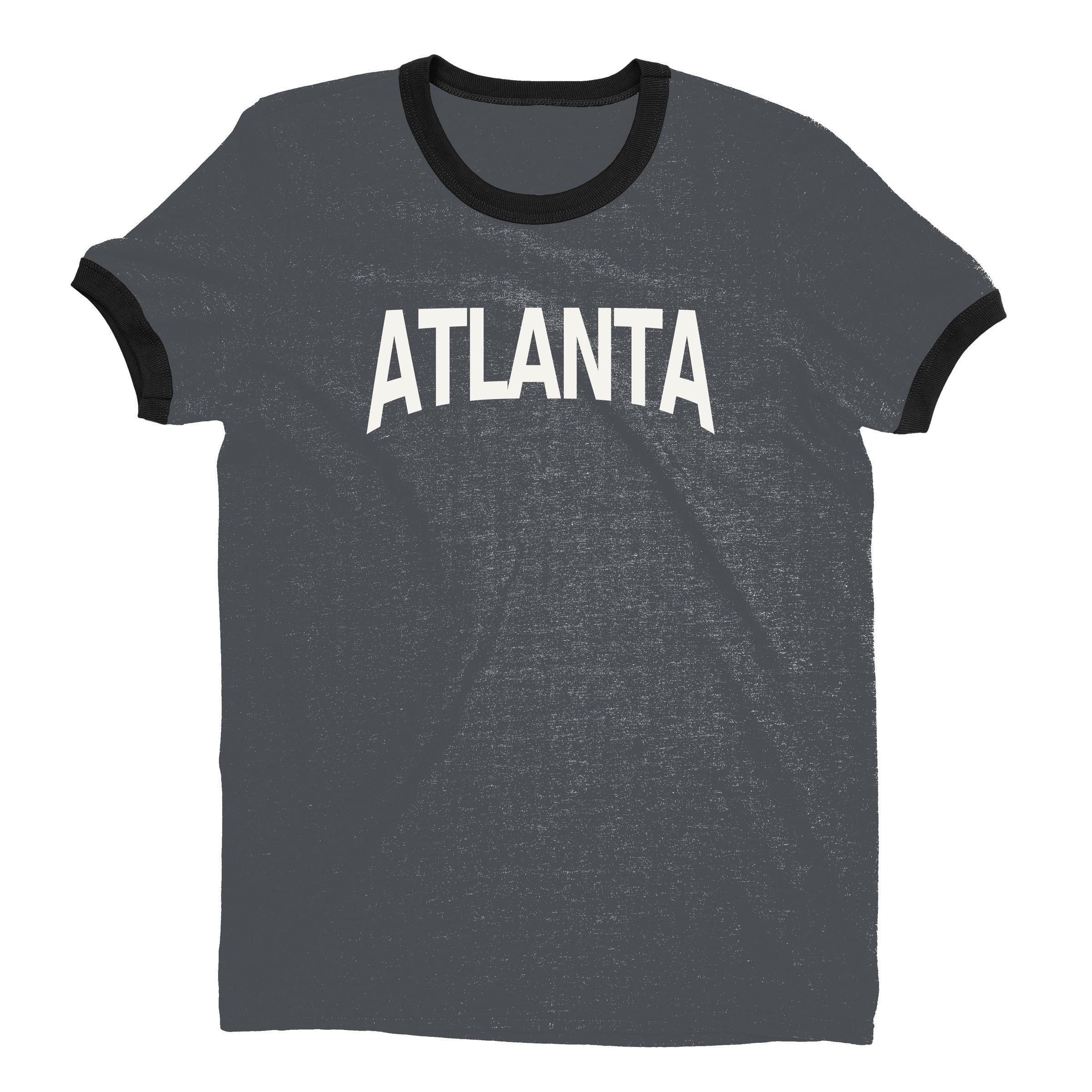 Atlanta Ringer Tee — Dark Heather