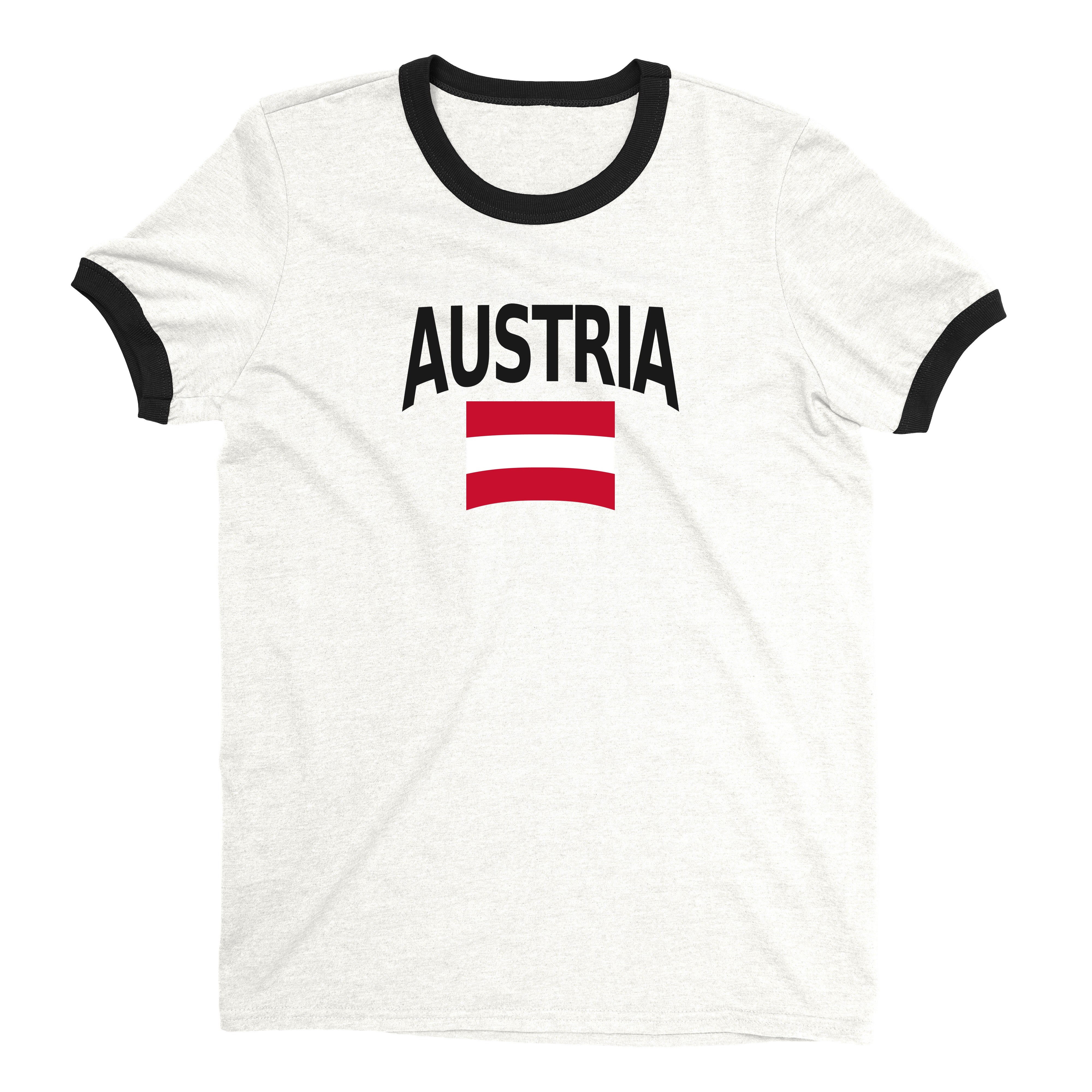Austria World Cup Ringer Tee Unisex T-Shirt -- NYC Factory