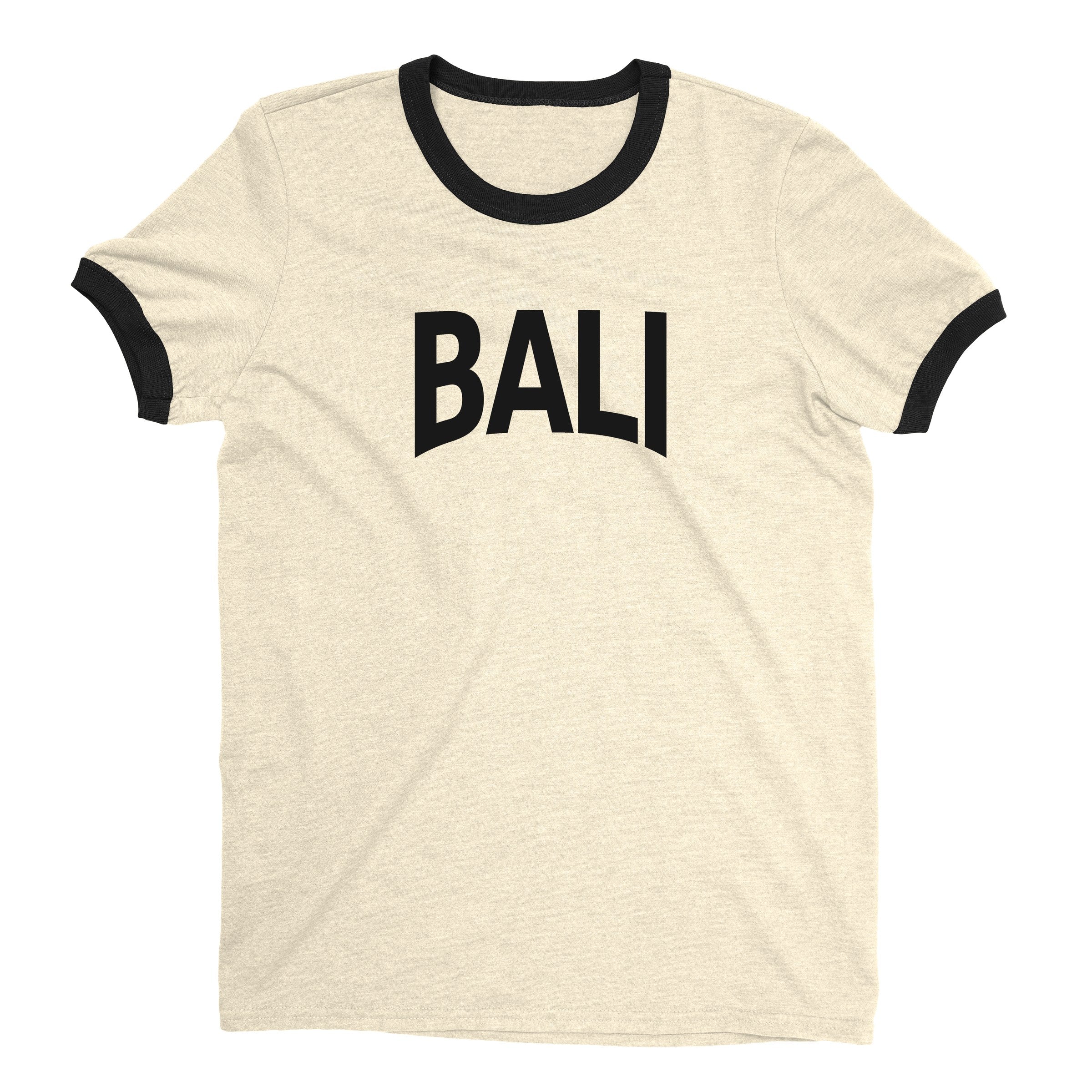 Bali Ringer Tee — Natural