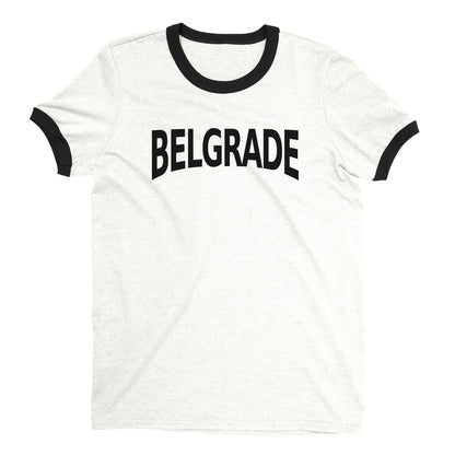 Belgrade Ringer Tee — White